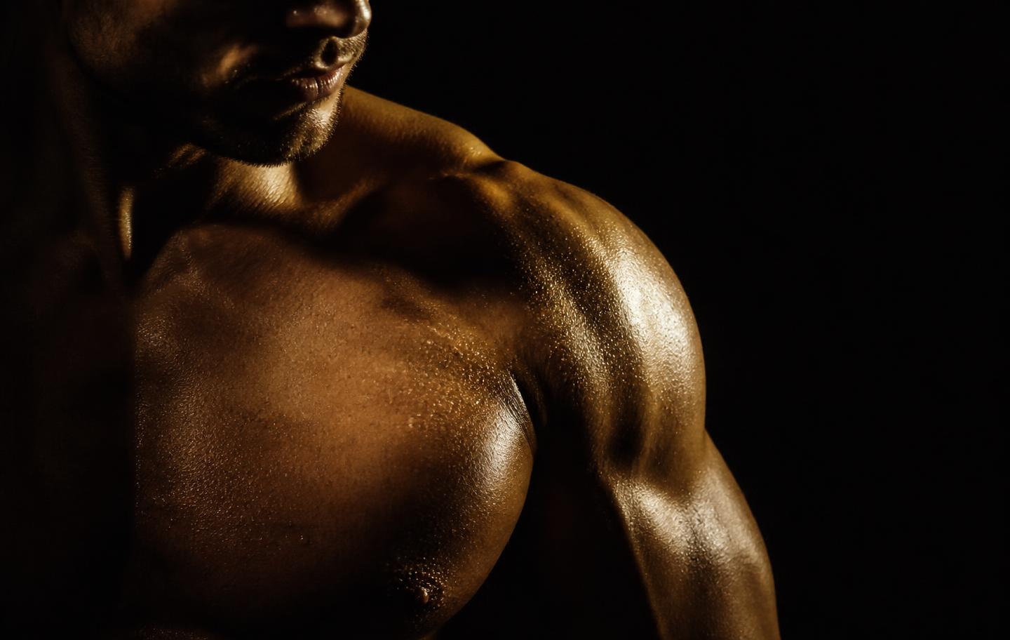 Athlete training in low light